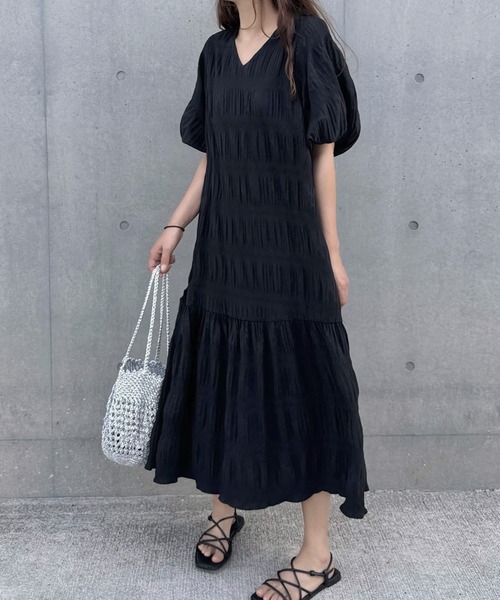限定SALE★Merlette 'Rodas' Vネックティアードワンピース 関込 限定SALE☆Merlette 'Rodas' Vネックティアードワンピース 関込