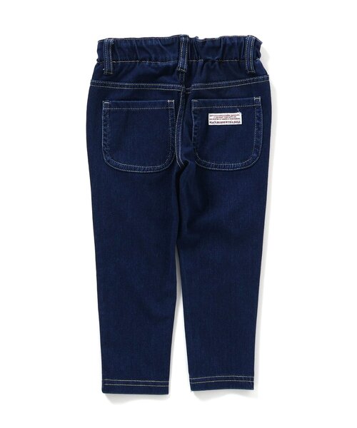 BREEZE（ブリーズ）の「【ストレッチ】デニムニットレギンス_９分丈（レギンス/スパッツ・キッズ・ブルー/サックスブルー・90/100/110/120/80/130）」の3枚目の写真