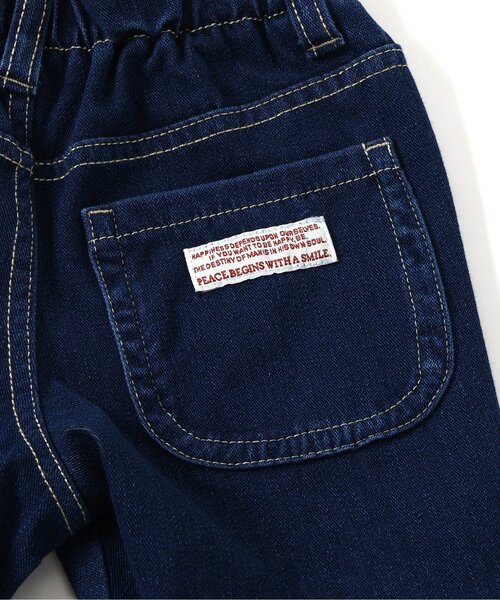 BREEZE（ブリーズ）の「【ストレッチ】デニムニットレギンス_９分丈（レギンス/スパッツ・キッズ・ブルー/サックスブルー・90/100/110/120/80/130）」の7枚目の写真