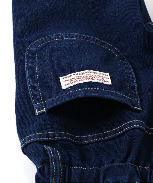 BREEZE（ブリーズ）の「【ストレッチ】デニムニットレギンス_９分丈（レギンス/スパッツ・キッズ・ブルー/サックスブルー・90/100/110/120/80/130）」の9枚目の写真