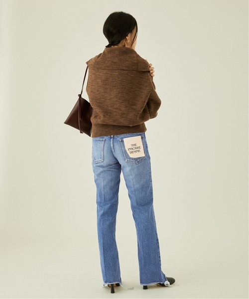 INSCRIRE(アンスクリア)の「《追加2》【INSCRIRE /アンスクリア】002 Flare Denim:デニム(デニムパンツ・レディース・サックスブルー・30/29/28/31)」の12枚目の写真