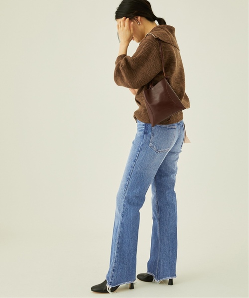INSCRIRE(アンスクリア)の「《追加2》【INSCRIRE /アンスクリア】002 Flare Denim:デニム(デニムパンツ・レディース・サックスブルー・30/29/28/31)」の14枚目の写真
