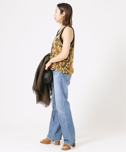 INSCRIRE(アンスクリア)の「《追加2》【INSCRIRE /アンスクリア】002 Flare Denim:デニム(デニムパンツ・レディース・サックスブルー・30/29/28/31)」の20枚目の写真