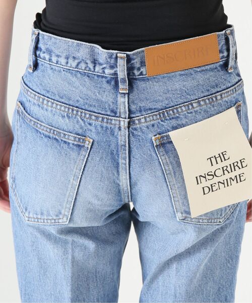 追加2》【INSCRIRE /アンスクリア】002 Flare Denim：デニム（デニム