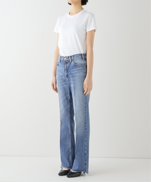 追加2》【INSCRIRE /アンスクリア】002 Flare Denim：デニム（デニム