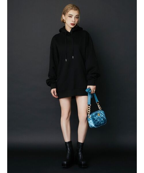 EVRIS（エヴリス）の「ベロアキルティングBAG（ショルダーバッグ・レディース・ピンク/ブラウン/ブルー/ブラック・FREE）」の7枚目の写真