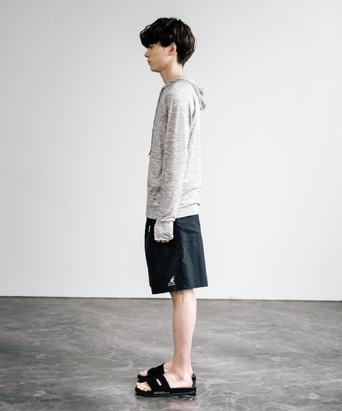 接触冷感ラッシュガード総柄ジップパーカー（ラッシュガード）｜Rocky