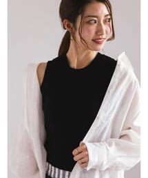 Te chichi | リブニットタンクトップ(カップ付)(ニット/セーター)