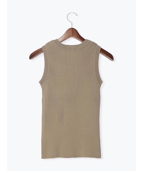 Te chichi（テチチ）の「リブニットタンクトップ(カップ付)（ニット/セーター・レディース・オフホワイト/ブラック/ブラウン・F）」の8枚目の写真