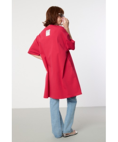 RODEO CROWNS WIDE BOWL(ロデオクラウンズワイドボウル)の「ネームパッチワンピース(ワンピース・レディース・ピンク/オフホワイト/ブラック/ダークグリーン・FREE)」の8枚目の写真