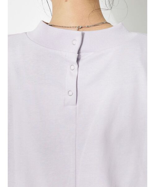 CRAFT STANDARD BOUTIQUE（クラフトスタンダードブティック）の「接触冷感/モックネックリングドットプルオーバー（Tシャツ/カットソー・レディース・ブラック/サックスブルー/ラベンダー/ホワイト・FREE）」の10枚目の写真