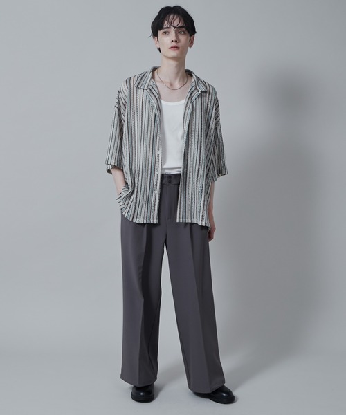 LUCY（ルーシー）の「LUCY/ストライプメッシュBIGシャツ（シャツ/ブラウス・メンズ・その他1/その他2/その他3・LARGE/MEDIUM）」の13枚目の写真