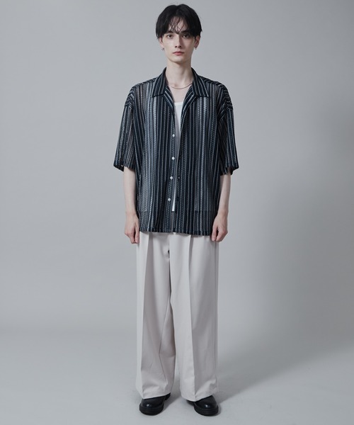 LUCY（ルーシー）の「LUCY/ストライプメッシュBIGシャツ（シャツ/ブラウス・メンズ・その他1/その他2/その他3・LARGE/MEDIUM）」の17枚目の写真