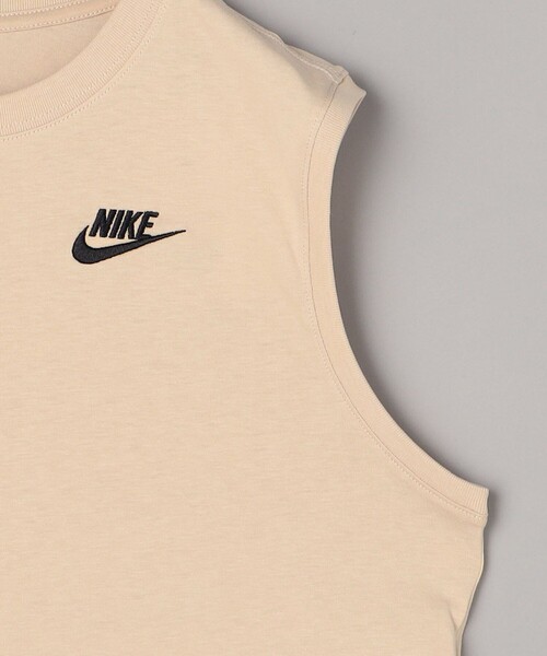 NIKE(ナイキ)の「限定展開 NIKE/ナイキ ナイキ W NSWクラブ クロップ TEE(タンクトップ・レディース・ベージュ/ブラック/ホワイト・SMALL/MEDIUM)」の9枚目の写真