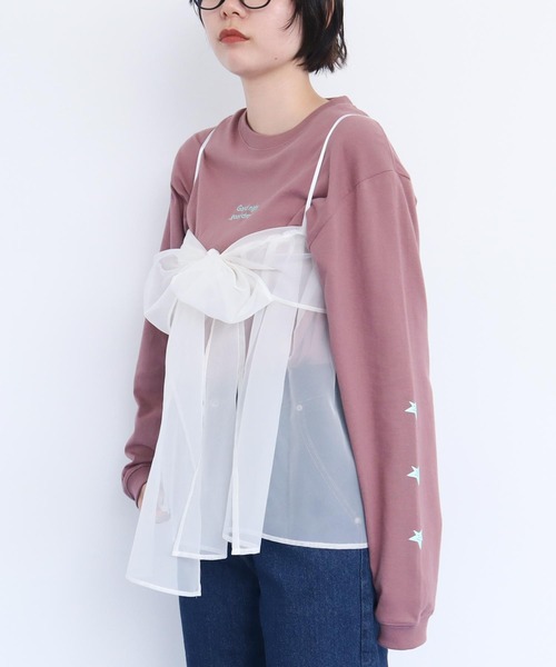 アイアムアイ　iami   Bear pattern　ロンＴ Bear pattern ロンT - トップス