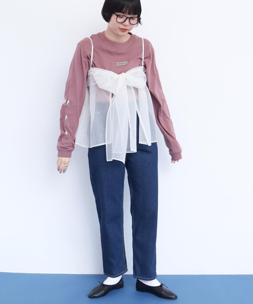 アイアムアイ　iami   Bear pattern　ロンＴ Bear pattern ロンT - トップス