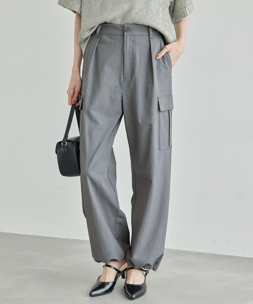 ROPE' PICNIC（ロペピクニック）の「【継続品番・新色追加】カーゴパンツ（カーゴパンツ・レディース・グレー/ブラック・36/38）」の2枚目の写真