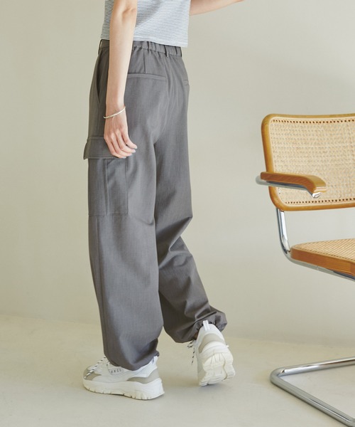 ROPE' PICNIC（ロペピクニック）の「【継続品番・新色追加】カーゴパンツ（カーゴパンツ・レディース・グレー/ブラック・36/38）」の7枚目の写真