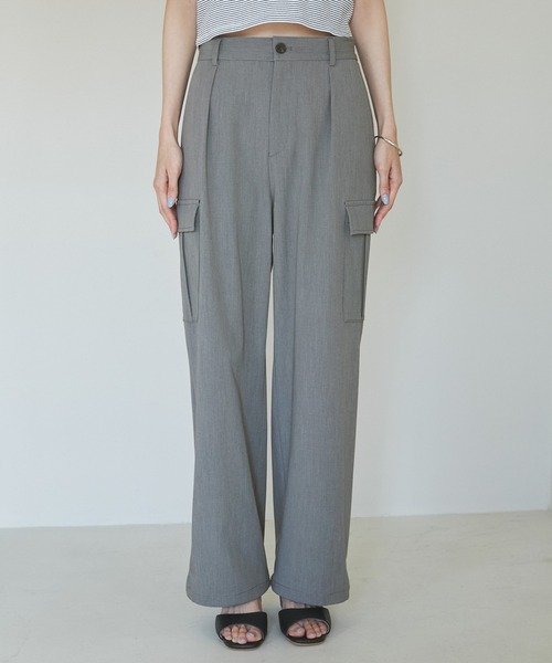 ROPE' PICNIC（ロペピクニック）の「【継続品番・新色追加】カーゴパンツ（カーゴパンツ・レディース・グレー/ブラック・36/38）」の8枚目の写真