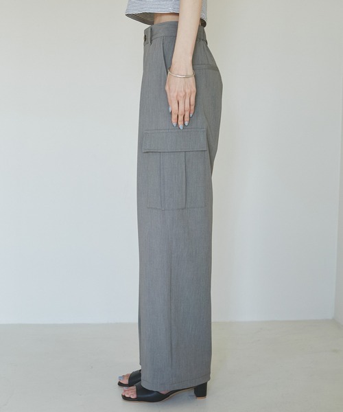 ROPE' PICNIC（ロペピクニック）の「【継続品番・新色追加】カーゴパンツ（カーゴパンツ・レディース・グレー/ブラック・36/38）」の9枚目の写真