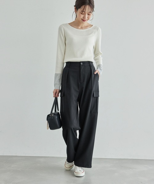 ROPE' PICNIC（ロペピクニック）の「【継続品番・新色追加】カーゴパンツ（カーゴパンツ・レディース・グレー/ブラック・36/38）」の22枚目の写真