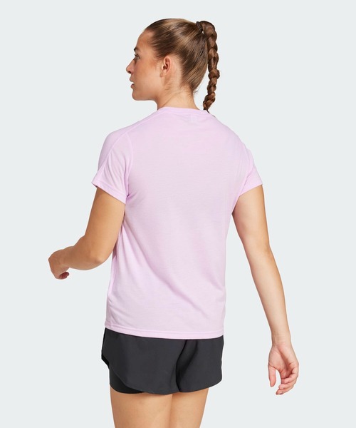 アディダス adidas Aeroready トレーニング エッセンシャル Minimal Tシャツ レディース シャツ トップス White アディダス adidas adidas アディダス エアロレディ AEROREADY