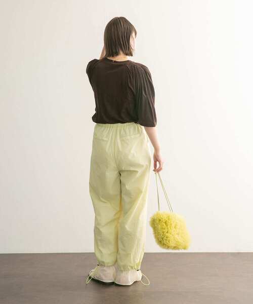 KBF（ケイビーエフ）の「フリルスリーブシアーカットソー（Tシャツ/カットソー・レディース・アイボリー/ラベンダー/ダークブラウン・ONE）」の14枚目の写真