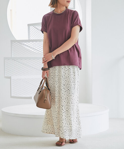 cache cache（カシュ カシュ）の「【cache cache(カシュカシュ)】シボフェイクレザーボストンバッグ（ボストンバッグ・レディース・ブラック/ベージュ/レッド・FREE）」の22枚目の写真