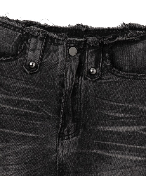 dispark（ディスパーク）の「DISPARK/フリンジデニムロンスカ（デニムスカート・レディース・ブラック/ブルー系1・FREE）」の16枚目の写真