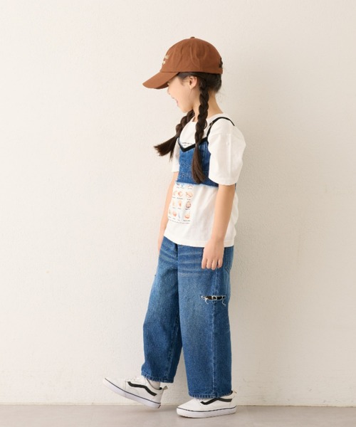 CIAOPANIC TYPY（チャオパニックティピー）の「【KIDS】テープベロアデニムキャミ（キャミソール・キッズ・ネイビー/ブラック・XX-LARGE/X-LARGE/LARGE/MEDIUM/SMALL）」の22枚目の写真