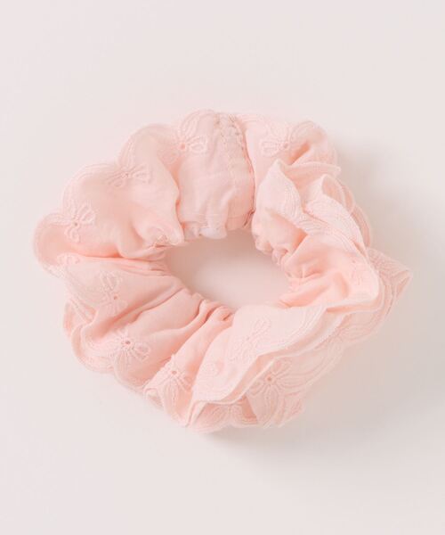 Mayree(メイリー)の「【urge select】リボン刺繍 フリル ボリューム シュシュ(シュシュ・レディース・ブルー/ホワイト/ピンク/イエロー・FREE)」の9枚目の写真