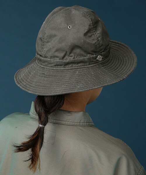 BEAMS BOY(ビームスボーイ)の「【別注】DECHO / ハンター ハット(ハット・レディース・オリーブ/ブラック・ONE SIZE)」の2枚目の写真