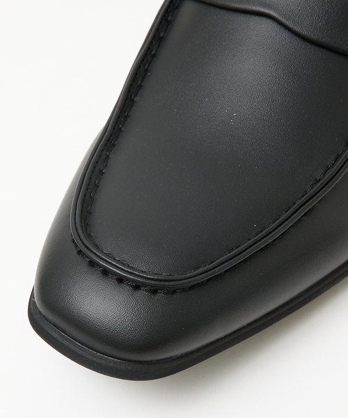 ABAHOUSE（アバハウス）の「ブラックロファースクエアトゥシリーズ/バブーシュ/ペニーローファー/ビットローファー（スリッポン・メンズ・ブラック系その他/ブラック系その他2・S/M/L）」の9枚目の写真