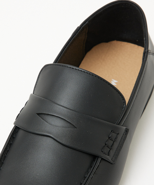 ABAHOUSE（アバハウス）の「ブラックロファースクエアトゥシリーズ/バブーシュ/ペニーローファー/ビットローファー（スリッポン・メンズ・ブラック系その他/ブラック系その他2・S/M/L）」の10枚目の写真