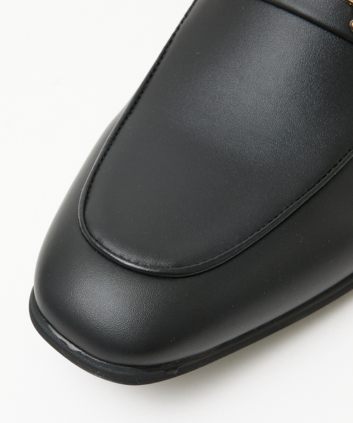 ABAHOUSE（アバハウス）の「ブラックロファースクエアトゥシリーズ/バブーシュ/ペニーローファー/ビットローファー（スリッポン・メンズ・ブラック系その他/ブラック系その他2・S/M/L）」の13枚目の写真