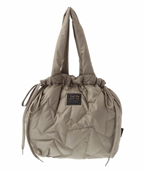 TAION（タイオン）の「【TAION】MILITARY STAR★ QUILTING TOTE BAG（トートバッグ・レディース・オリーブ/ブラック/その他/ベージュ・FREE）」の8枚目の写真