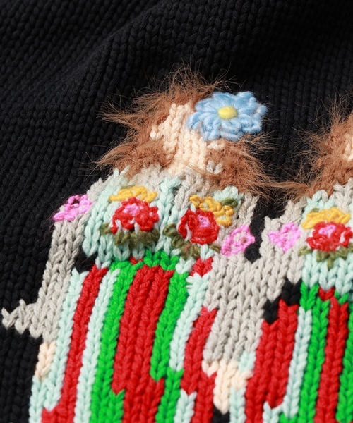 amok（アモク）の「TWINS KNIT（ニット/セーター・メンズ・ホワイト/ブラック・S/M）」の11枚目の写真