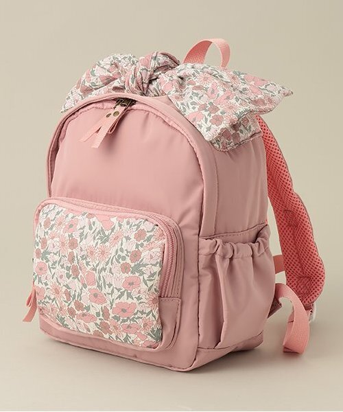 sense of wonder（センスオブワンダー）の「リバティリボンリュック（バックパック/リュック・キッズ・ピンク/ネイビー・S/M）」の2枚目の写真