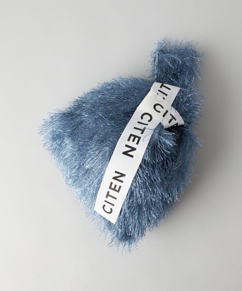 CITEN（シテン）の「＜CITEN＞フリンジ ショッパー バッグ（ハンドバッグ・レディース・ライトブルー/ブラック/ホワイト・FREE）」の3枚目の写真