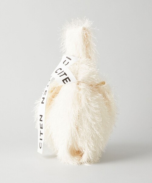 CITEN（シテン）の「＜CITEN＞フリンジ ショッパー バッグ（ハンドバッグ・レディース・ライトブルー/ブラック/ホワイト・FREE）」の12枚目の写真