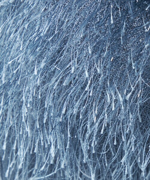 CITEN（シテン）の「＜CITEN＞フリンジ ショッパー バッグ（ハンドバッグ・レディース・ライトブルー/ブラック/ホワイト・FREE）」の4枚目の写真