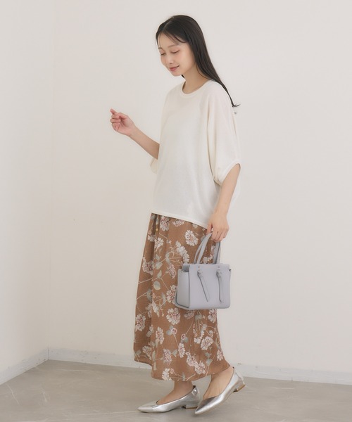 KATHARINE ROSS(キャサリンロス)の「【KATHARINE ROSS】日本製 ワッフルプルオーバー(Tシャツ/カットソー・レディース・アイボリー/ブラック・MEDIUM)」の10枚目の写真