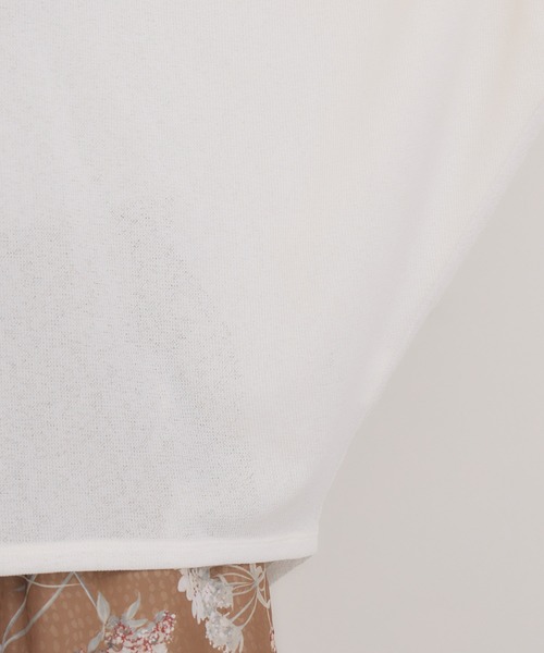 KATHARINE ROSS(キャサリンロス)の「【KATHARINE ROSS】日本製 ワッフルプルオーバー(Tシャツ/カットソー・レディース・アイボリー/ブラック・MEDIUM)」の20枚目の写真