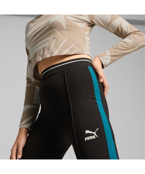 PUMA（プーマ）の「PUMA プーマ ウィメンズ PLAY.LOUD. T7 フレアード フレアパンツ（レギンス/スパッツ・レディース・ブラック/パープル・X-LARGE/LARGE/SMALL/MEDIUM）」の7枚目の写真