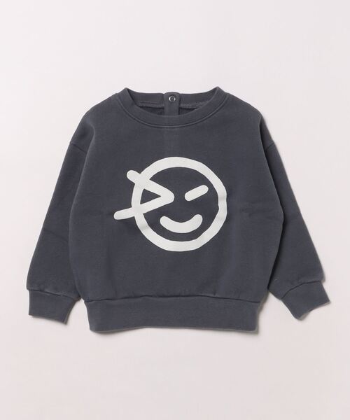 Wynken(ウィンケン)の「Wynken / ベビー ウィンクマークトレーナー(スウェット・キッズ・グレー・18M/24M/12M)」の1枚目の写真