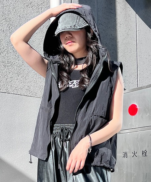 m*y様 99AW HELMUT LANG ノースリーブニットパーカー ベスト m*y様 99AW HELMUT LANG ノースリーブニットパーカー ベスト