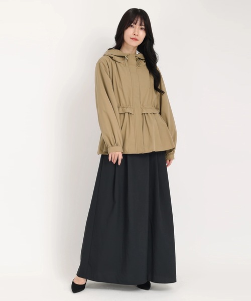 STRAWBERRY-FIELDS（ストロベリーフィールズ）の「ドロストフリルマウンテンパーカー（マウンテンパーカー・レディース・キャメル/グレー系その他/ブラック・2）」の11枚目の写真