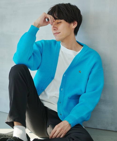 Arnold Palmer（アーノルドパーマー）の「シェア PBT ミラノリブ ニットカーディガン（カーディガン/ボレロ・レディース・オートミール/マスタード/ダークブルー/ブラウン/ターコイズブルー/ブラック・XS/S/M/L/LL）」の5枚目の写真