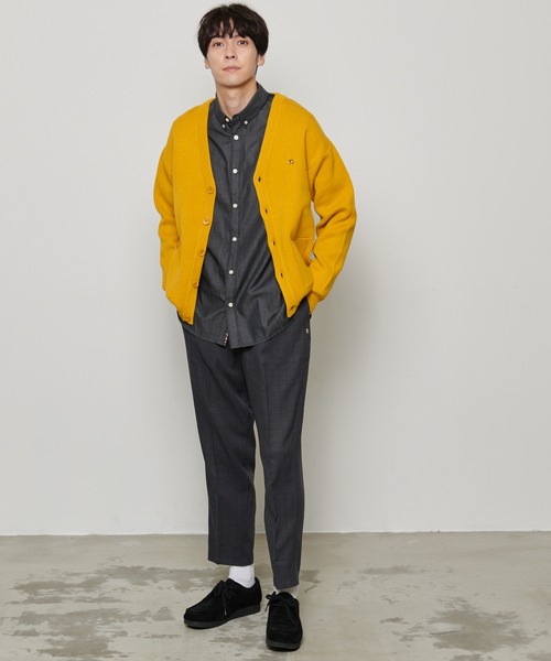 Arnold Palmer（アーノルドパーマー）の「シェア PBT ミラノリブ ニットカーディガン（カーディガン/ボレロ・レディース・オートミール/マスタード/ダークブルー/ブラウン/ターコイズブルー/ブラック・XS/S/M/L/LL）」の11枚目の写真