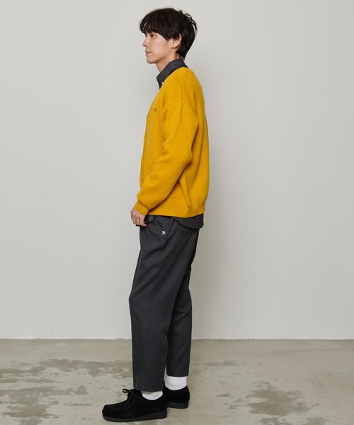 Arnold Palmer（アーノルドパーマー）の「シェア PBT ミラノリブ ニットカーディガン（カーディガン/ボレロ・レディース・オートミール/マスタード/ダークブルー/ブラウン/ターコイズブルー/ブラック・XS/S/M/L/LL）」の12枚目の写真